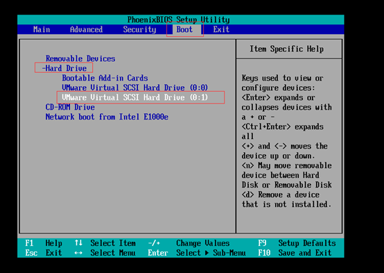 虚拟机中安装GHO文件配置说明