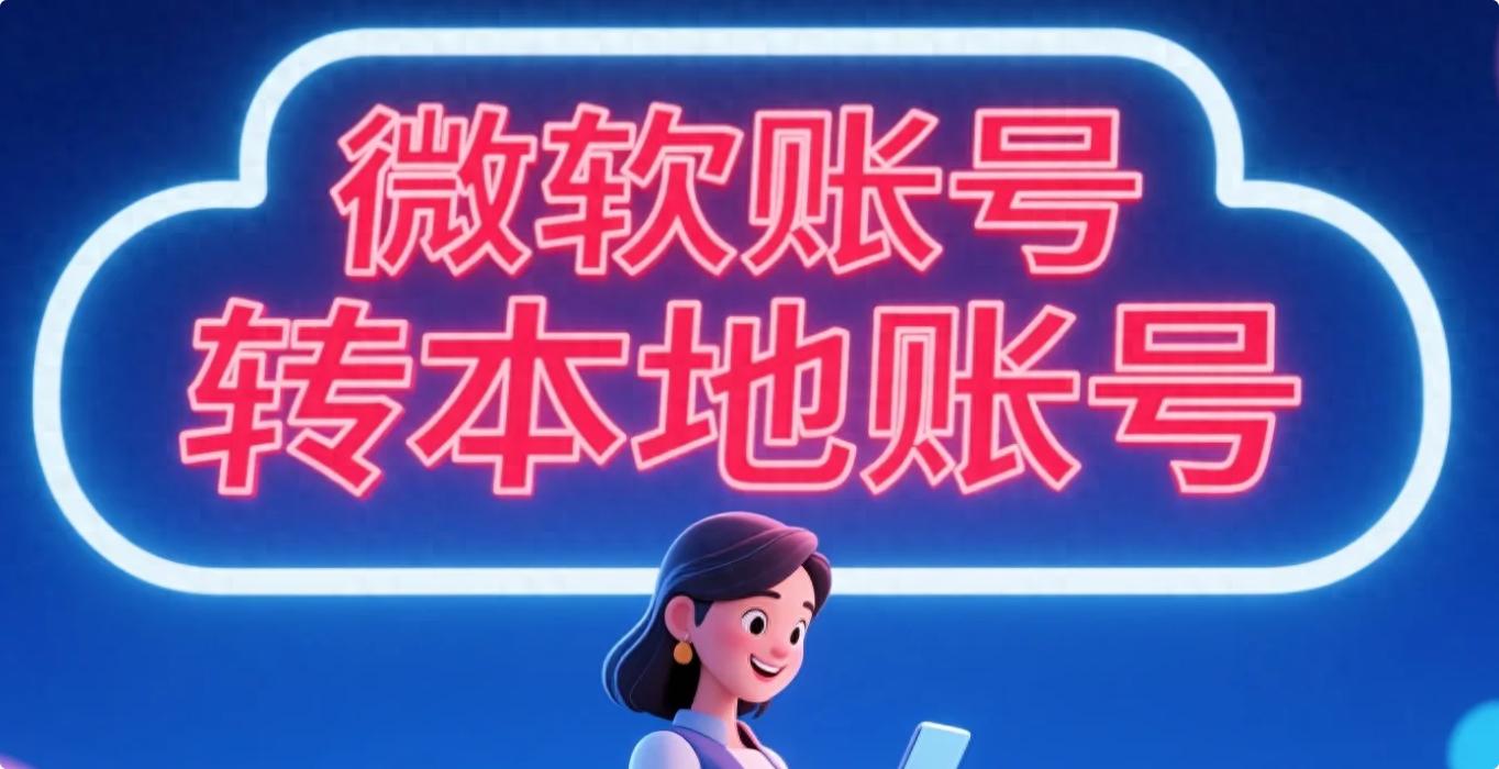 Win10 微软账号转本地账号教程！