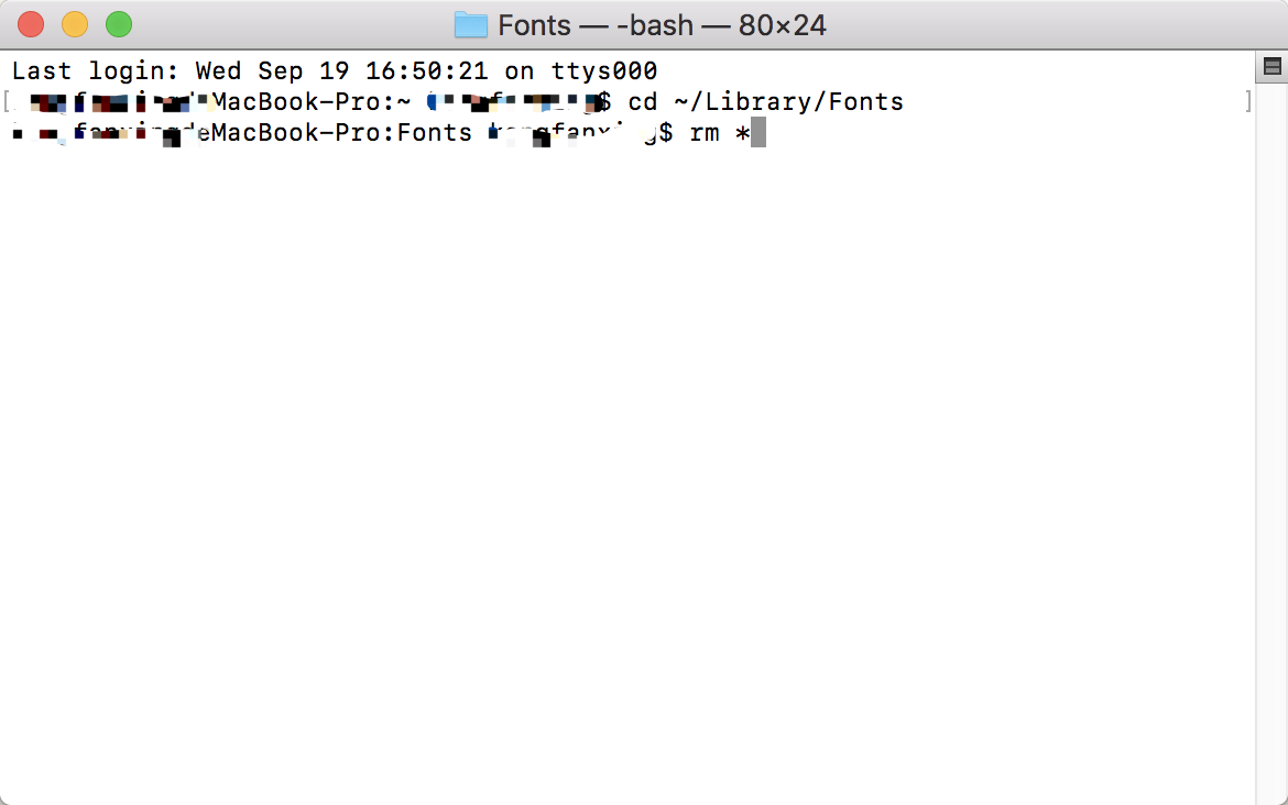 解决Mac字体册闪退/崩溃问题