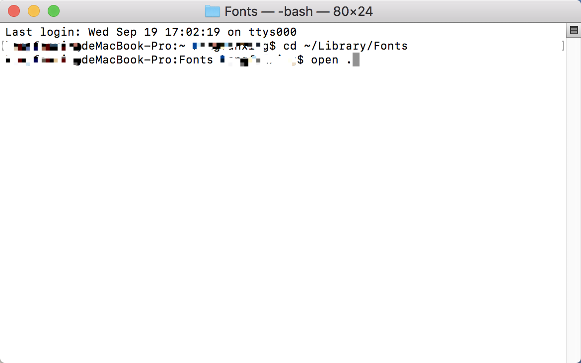 解决Mac字体册闪退/崩溃问题