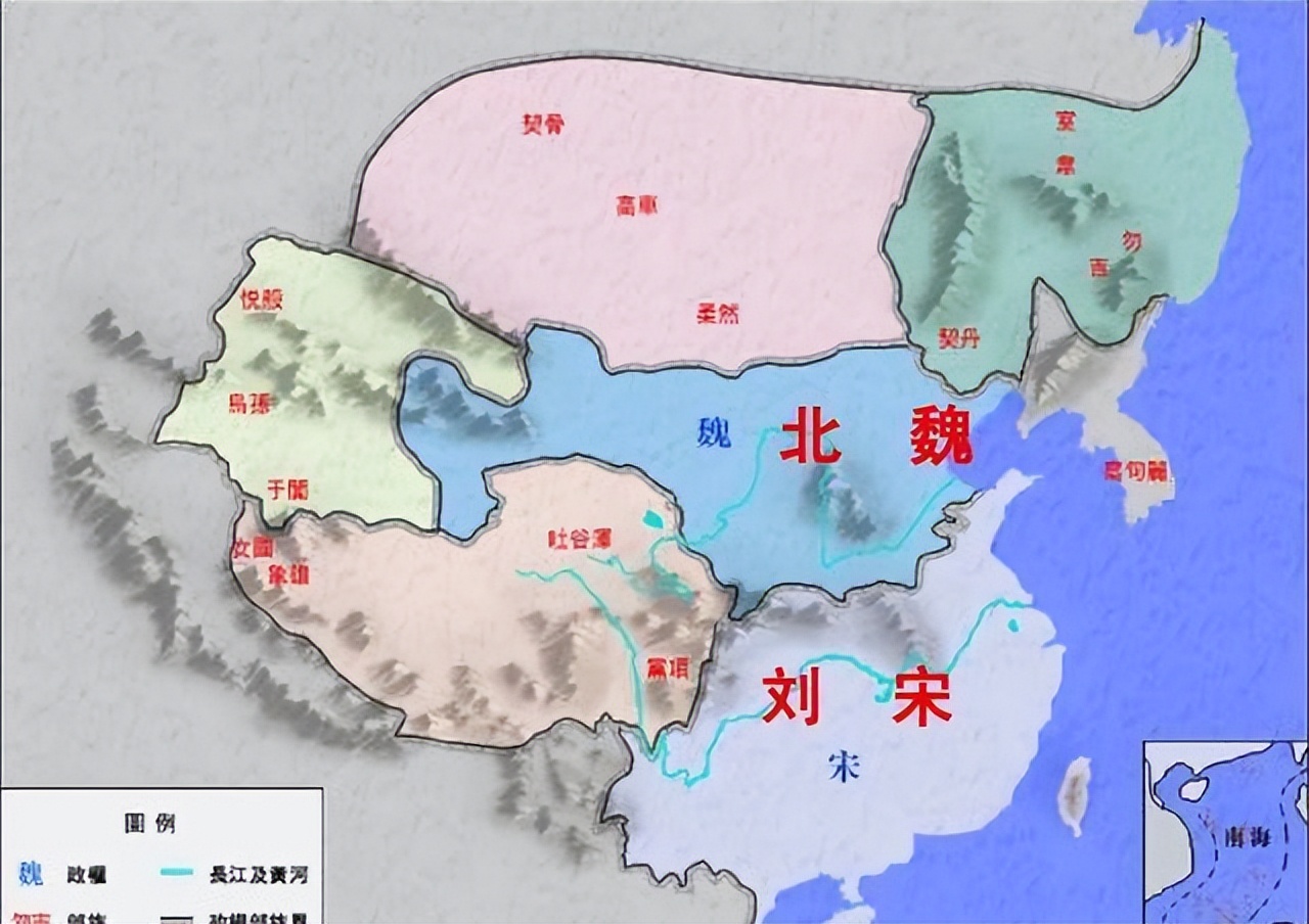 370年的魏晋南北朝,具体是怎么划分的?南北朝:我们比3国精彩