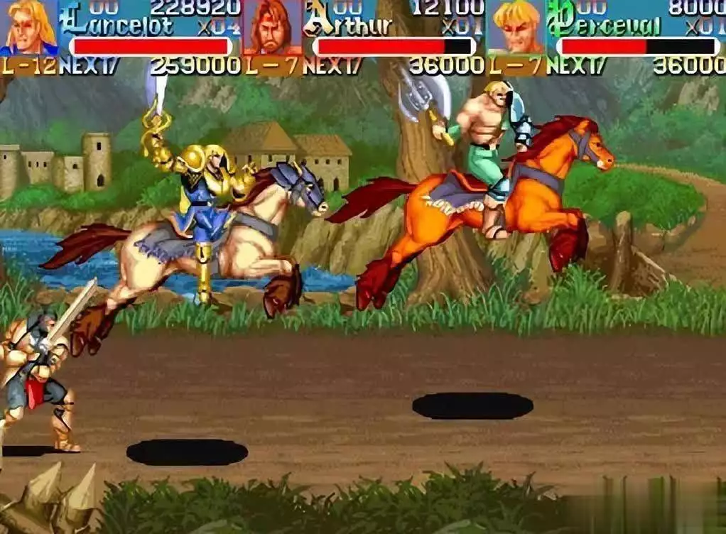 街机游戏圆桌武士究极隐藏技巧，大神为何总爱空放大招？