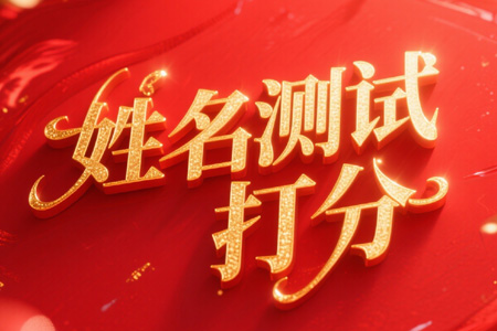 姓名测试打分案例解析 (以姓名“陈建军”为例)