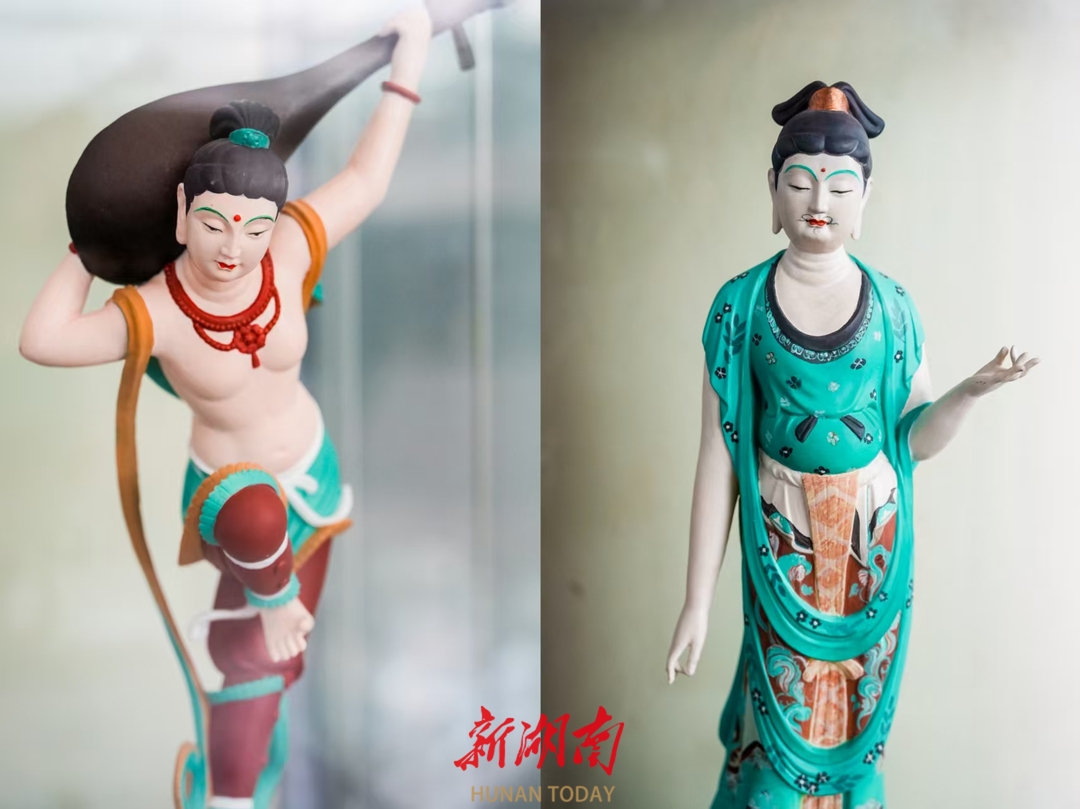 新展丨在长沙“湘遇”敦煌,专家解读壁画彩塑绚丽千年秘诀