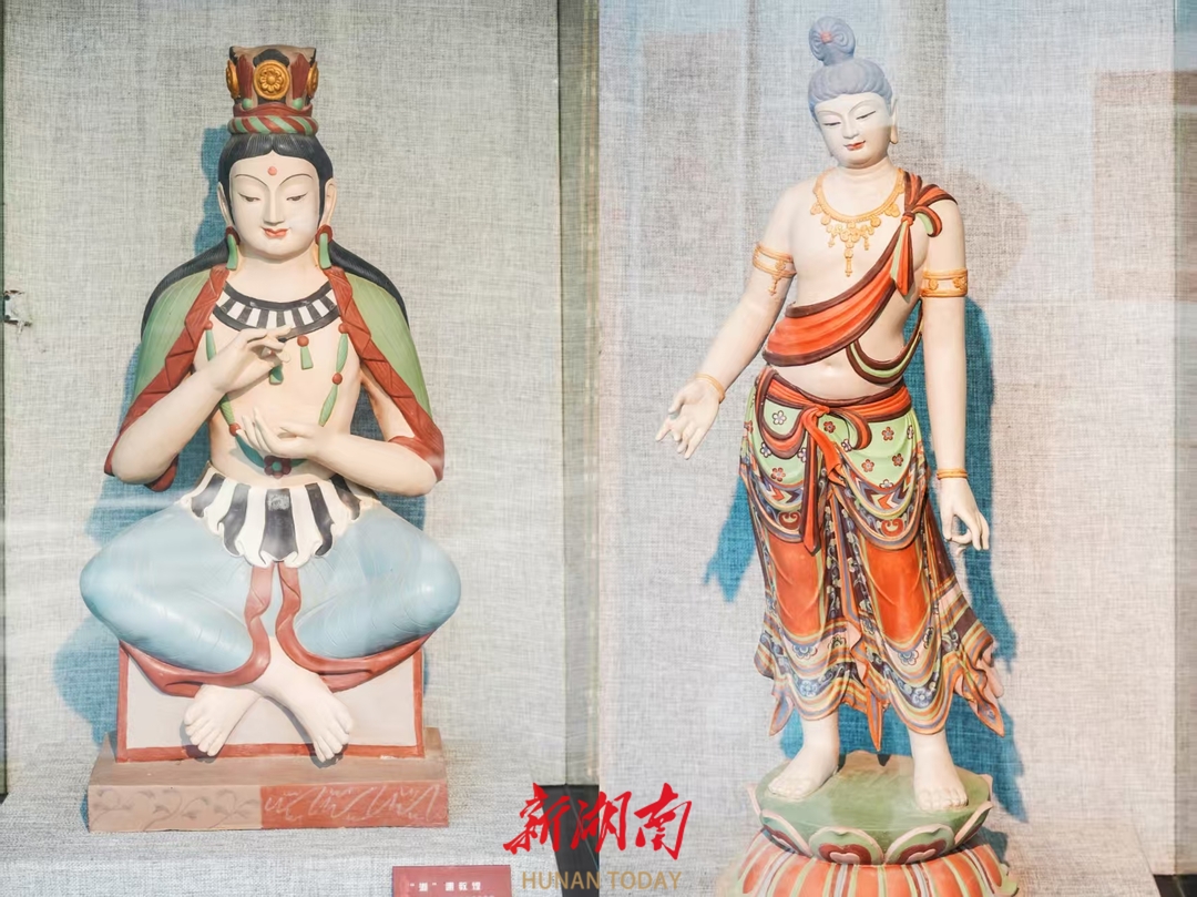 新展丨在长沙“湘遇”敦煌,专家解读壁画彩塑绚丽千年秘诀