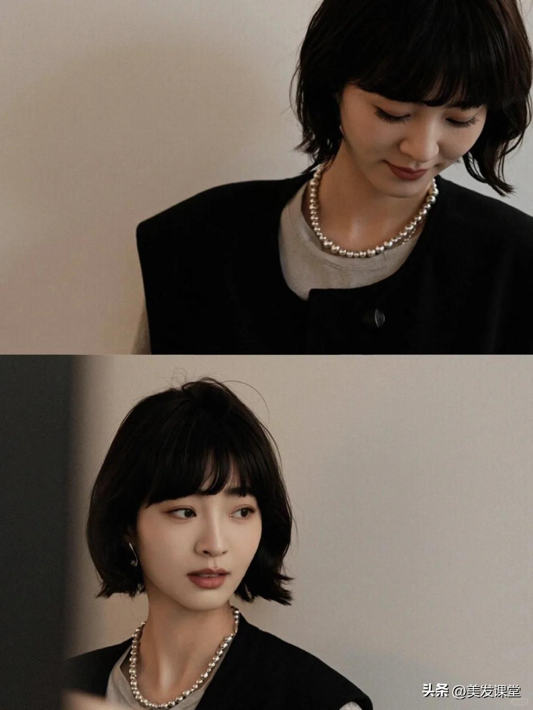 2025短发掀起了“翘头烫发”的潮流，可盐可甜，非常减龄显年轻