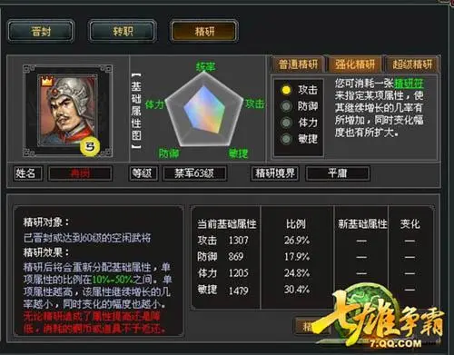 《七雄争霸》重口味武将成长报告