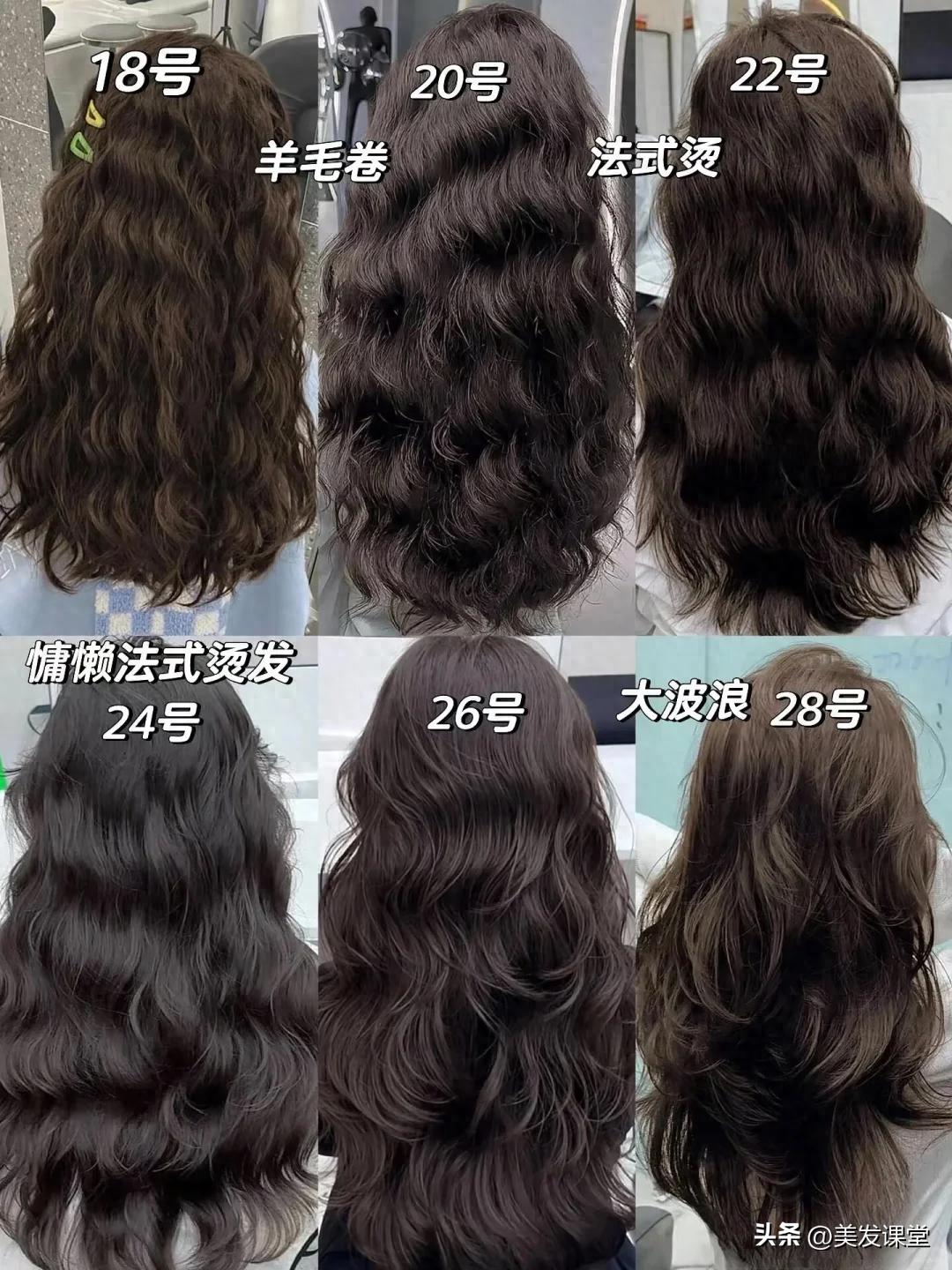 保姆级烫发选杠指南，选杠口诀秘籍，不同卷度效果大公开