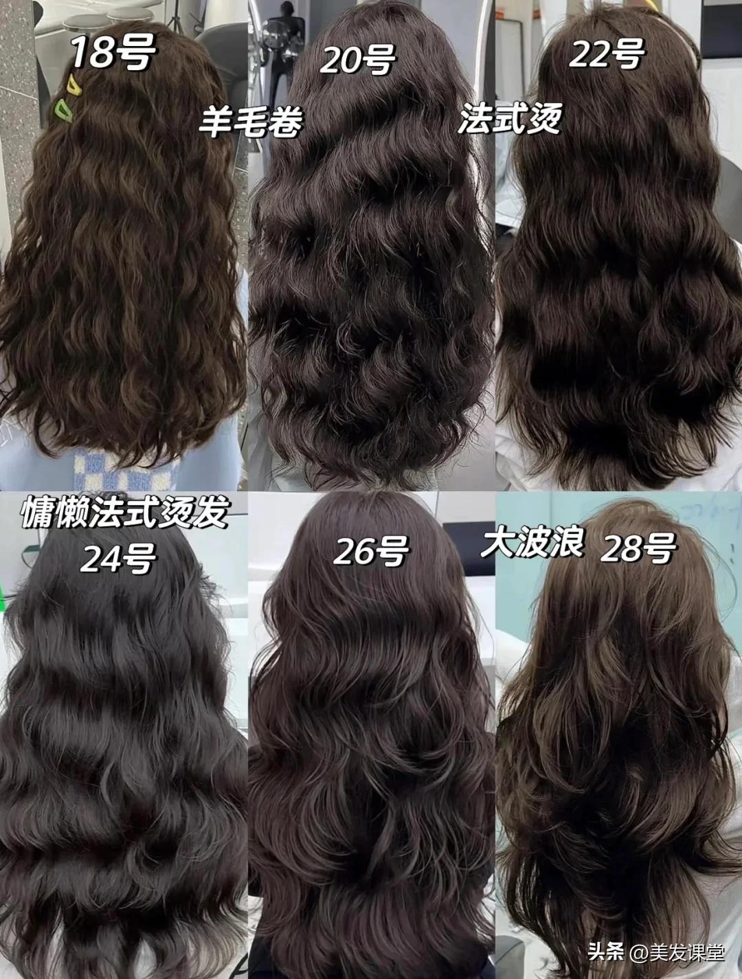 保姆级烫发选杠指南，选杠口诀秘籍，不同卷度效果大公开