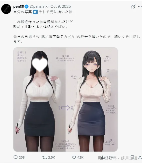 日本美女画师被质疑用AI,晒自拍cos力证清白,因身材太震撼火遍外网