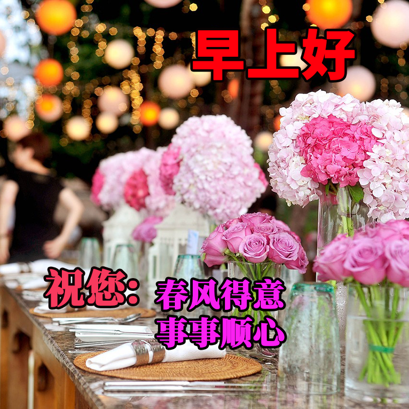 16张早安图片表情包！早上好祝福问候图片！早安吉祥愉快！