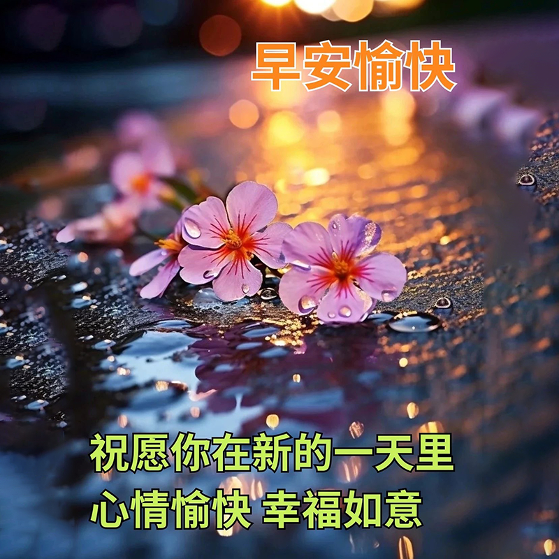 16张早安图片表情包！早上好祝福问候图片！早安吉祥愉快！