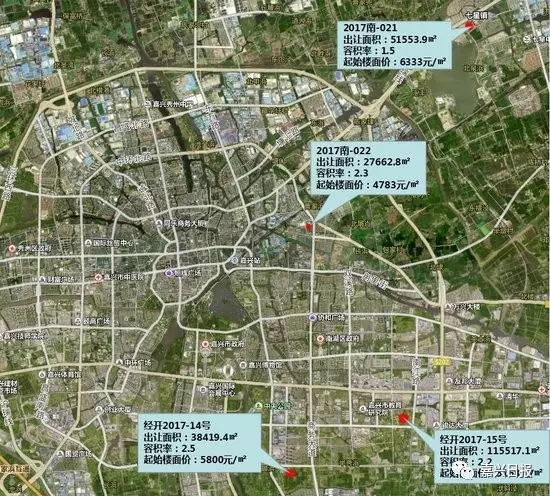 9月嘉兴将出让5宗地块！再现5·22土地狂欢？