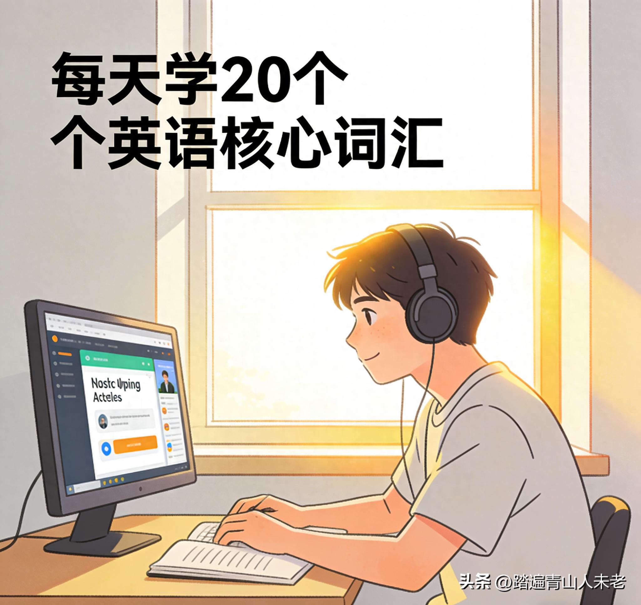 每天学习20个英语核心词汇，半年后你的英语水平突飞猛进（4）