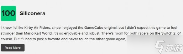 《星之卡比 天空骑士》M站78分 远超《马车世界》