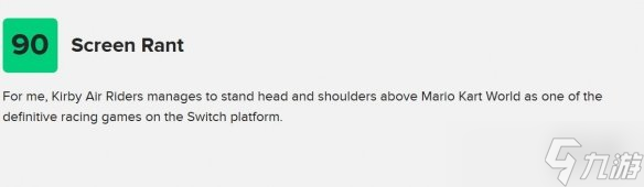 《星之卡比 天空骑士》M站78分 远超《马车世界》