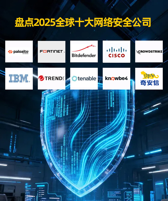 安全事件频发 盘点2025全球十大网络安全公司
