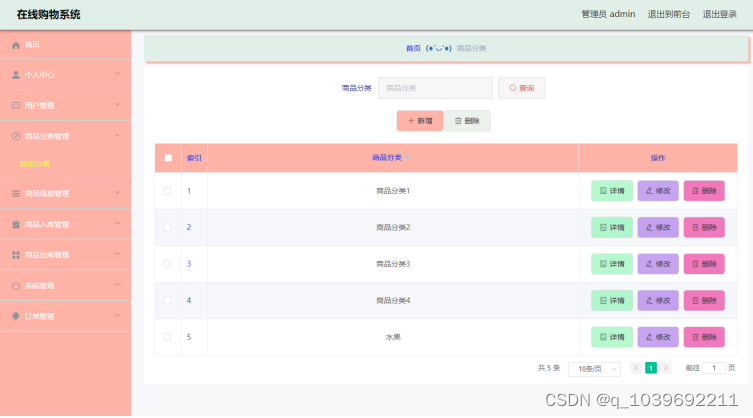 ssm基于Vue.js的在线购物系统的设计与实现论文