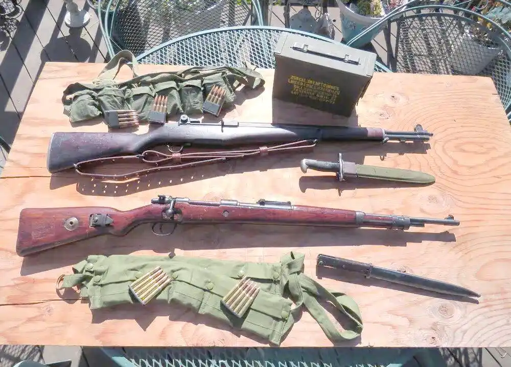 毛瑟98k与M1加兰德步枪的二战传奇与影响