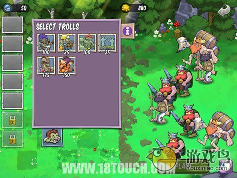 巨怪大战维京人试玩评测 植物僵尸即视感