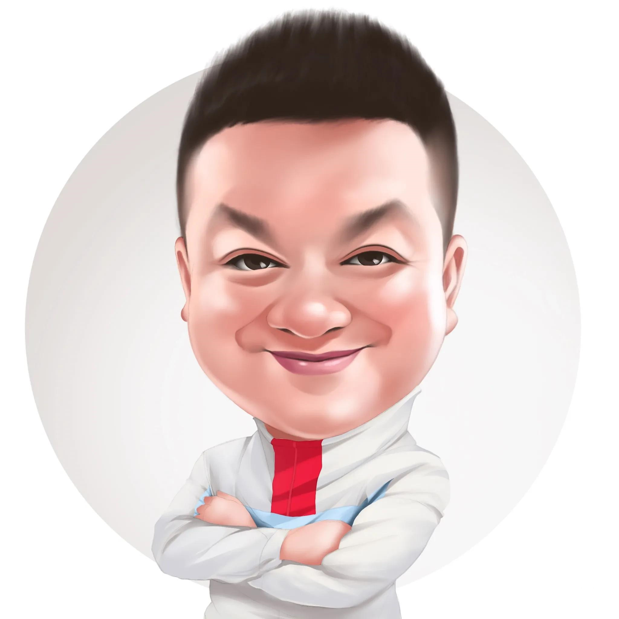 手绘微信头像男成熟稳重，头像图片微信手绘极简线条