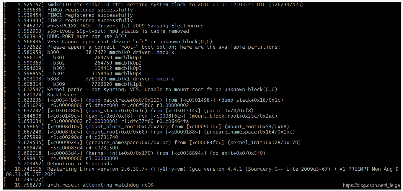 linux开发 | nfs挂载根文件系统失败、处理过程