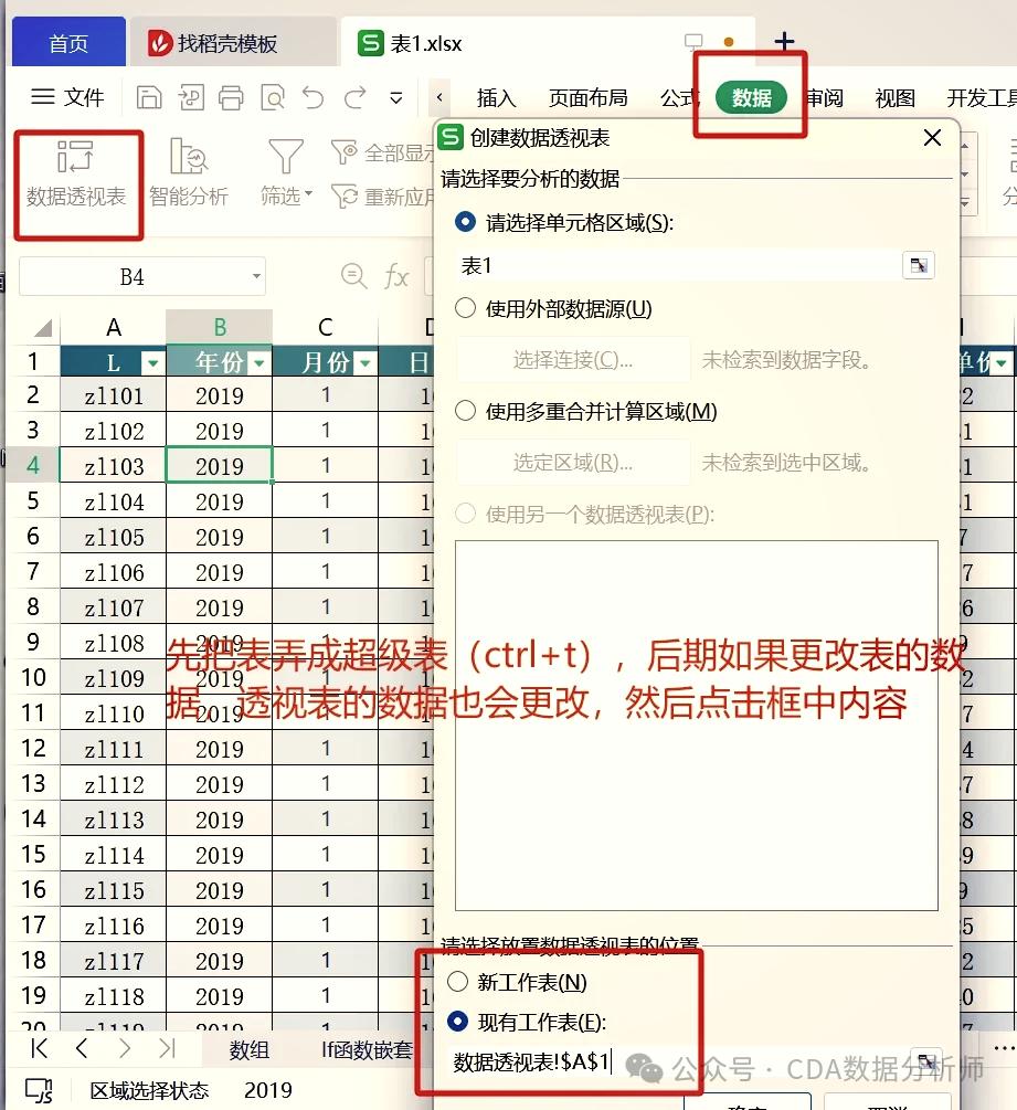 【CDA干货】如何用Excel数据透视分析业务?一文讲透