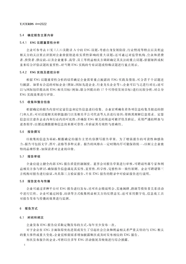 【团体标准】企业ESG报告编制指南