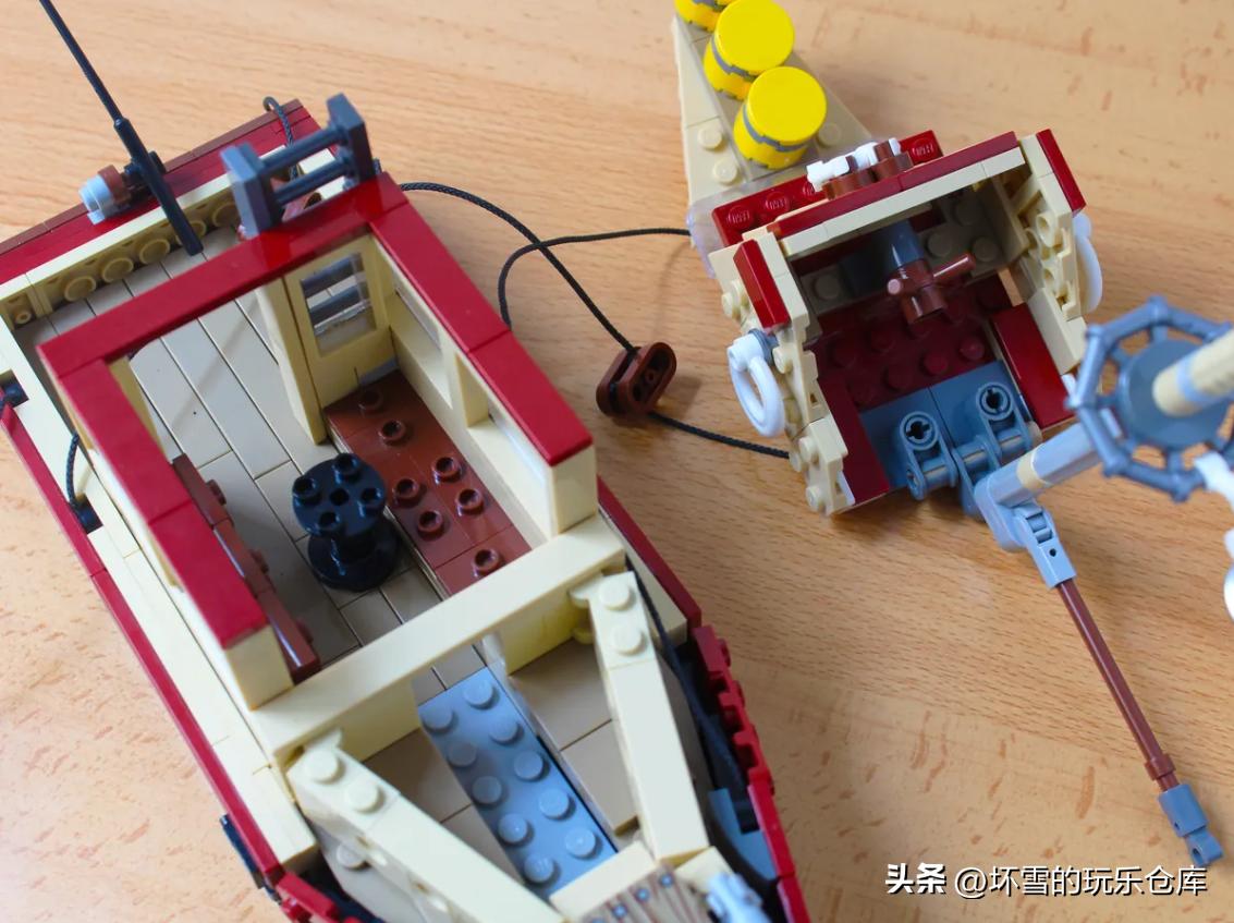 用乐高还原48年前的凶恶白鲨，IDEAS玩家是在行的