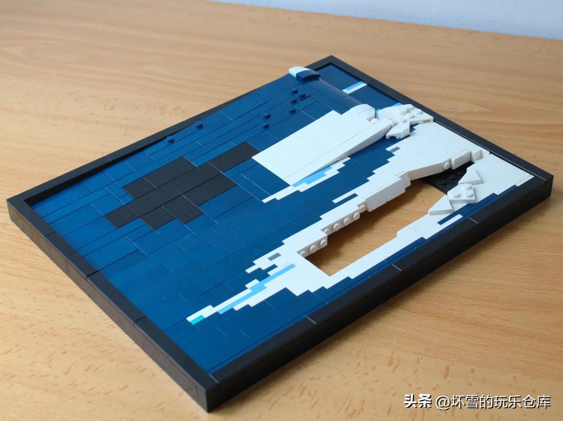 用乐高还原48年前的凶恶白鲨，IDEAS玩家是在行的