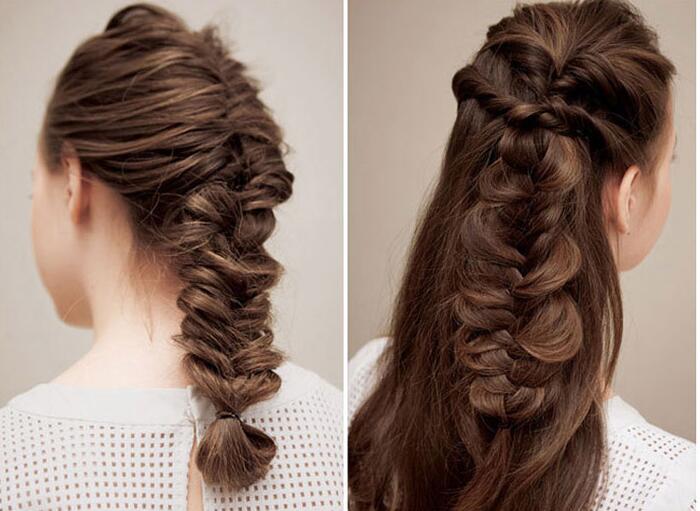 蜈蚣辫的编法简单图解教程