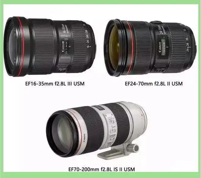 佳能镜头色彩圈揭秘:红绿金银各显其能