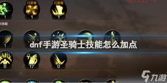 DNF圣骑士加点指南：快速升级与最优输出
