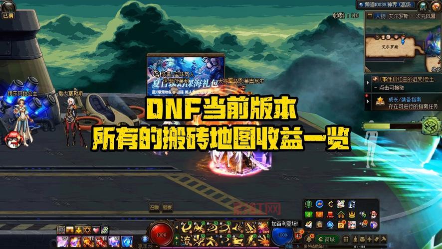 DNF最赚钱的刷图推荐：高收益地图详解