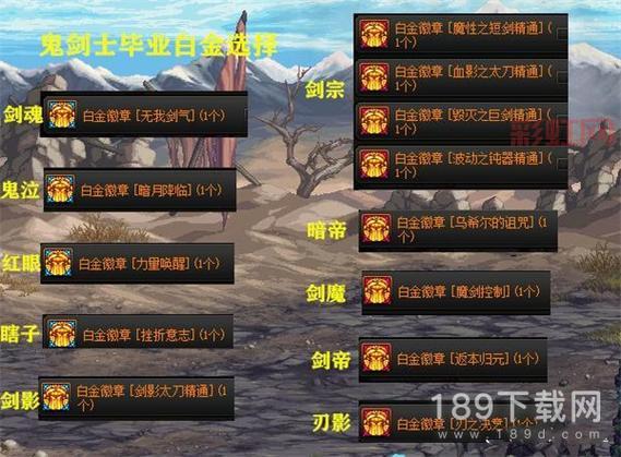 DNF装备徽章指南：如何搭配提升攻击力与暴击率