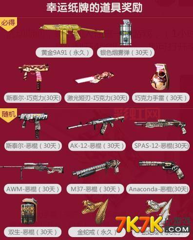 CF幸运转盘活动来袭，开黄钻抽永久武器真香！