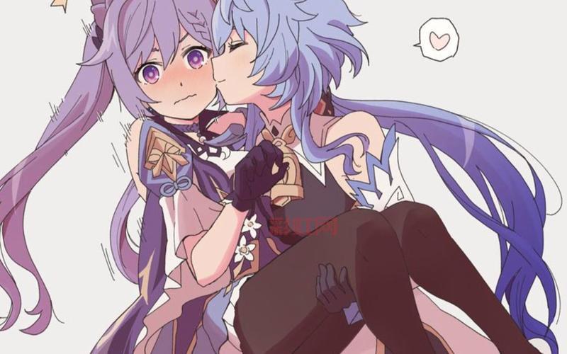 原神甘雨刻晴同人创作：绝美CP引发无限遐想！