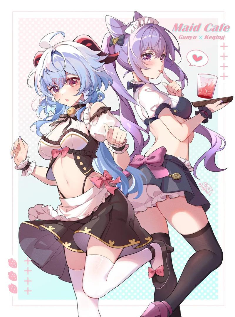 原神甘雨刻晴同人创作：绝美CP引发无限遐想！