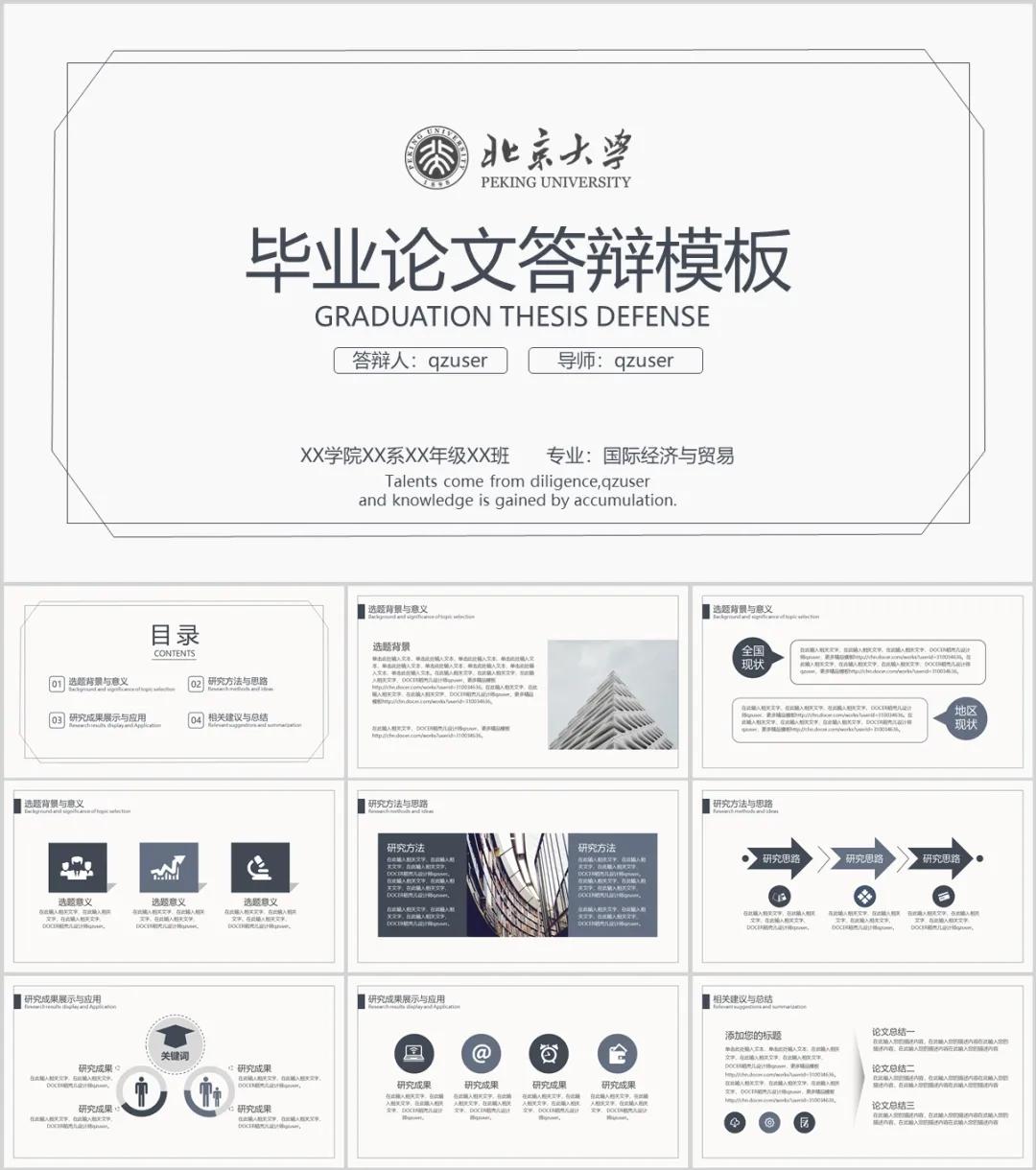 干货来袭！搞定论文答辩PPT，一篇就够了（建议收藏）