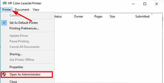 win10下HP打印机不打印或队列中的文档不打印[故障排除指南]