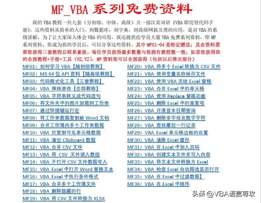 MF15：VBA_在Excel中打开Word并替换文本