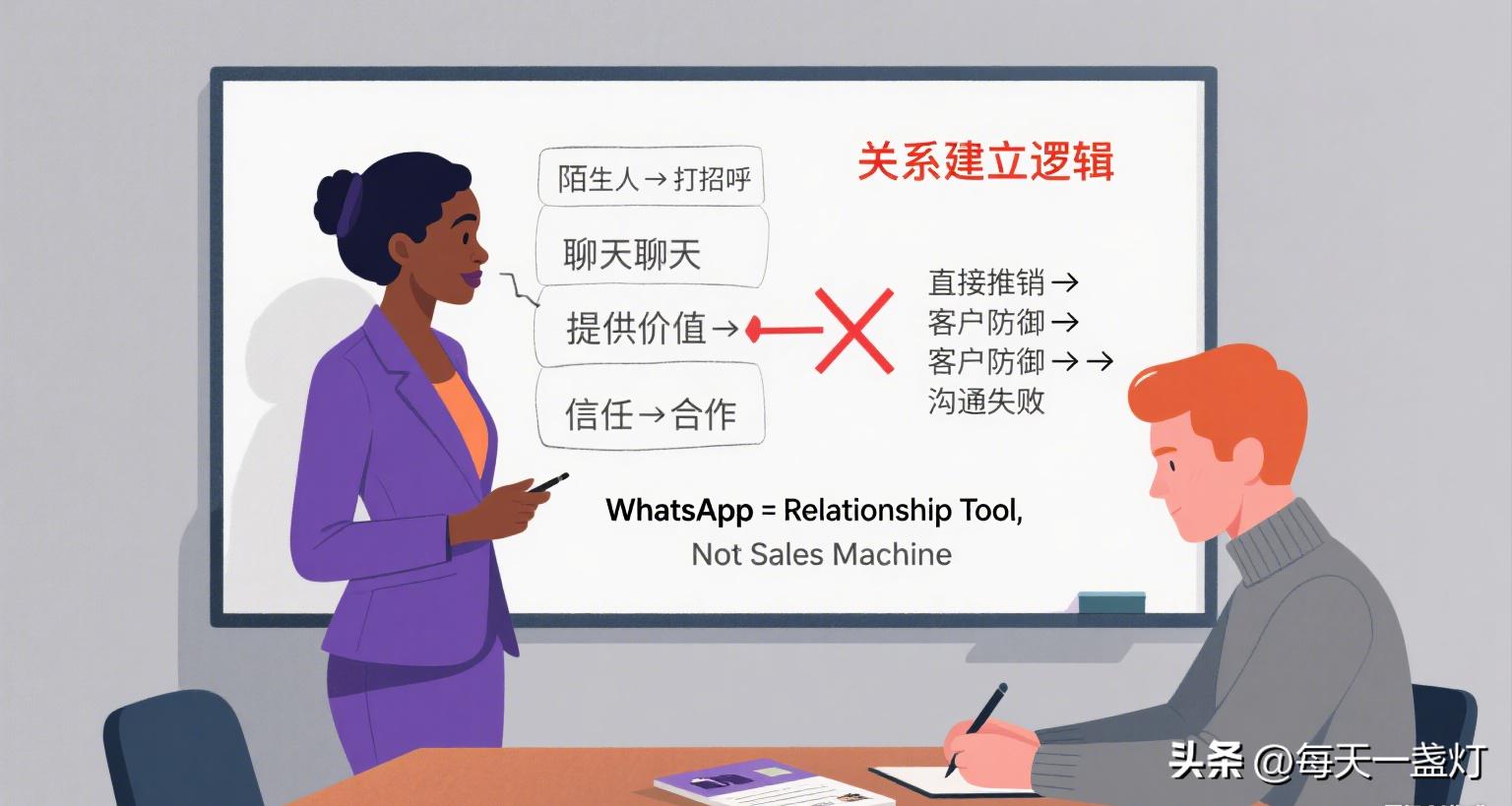 加了客户WhatsApp,却聊不下去?90%你忽略了这3步