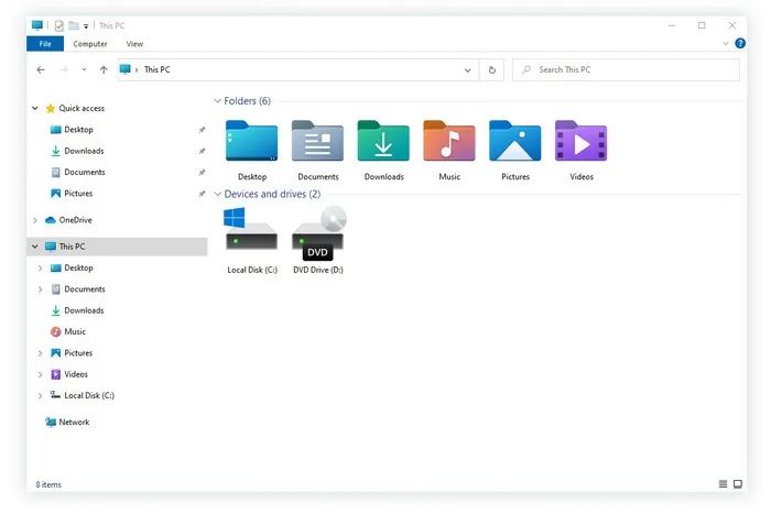 喜欢吗?一批Win10 21H2新图标来了