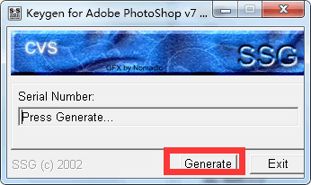 photoshop 7.0 绿色版下载安装及激活教程（附序列号）