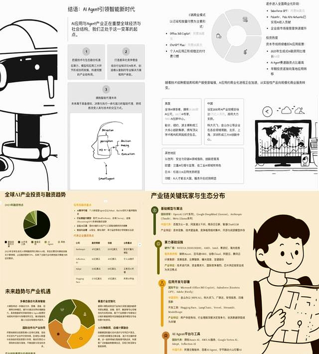 网友推荐给AI大神卡帕西的AI PPT产品，能写、能画、还能帮忙润色
