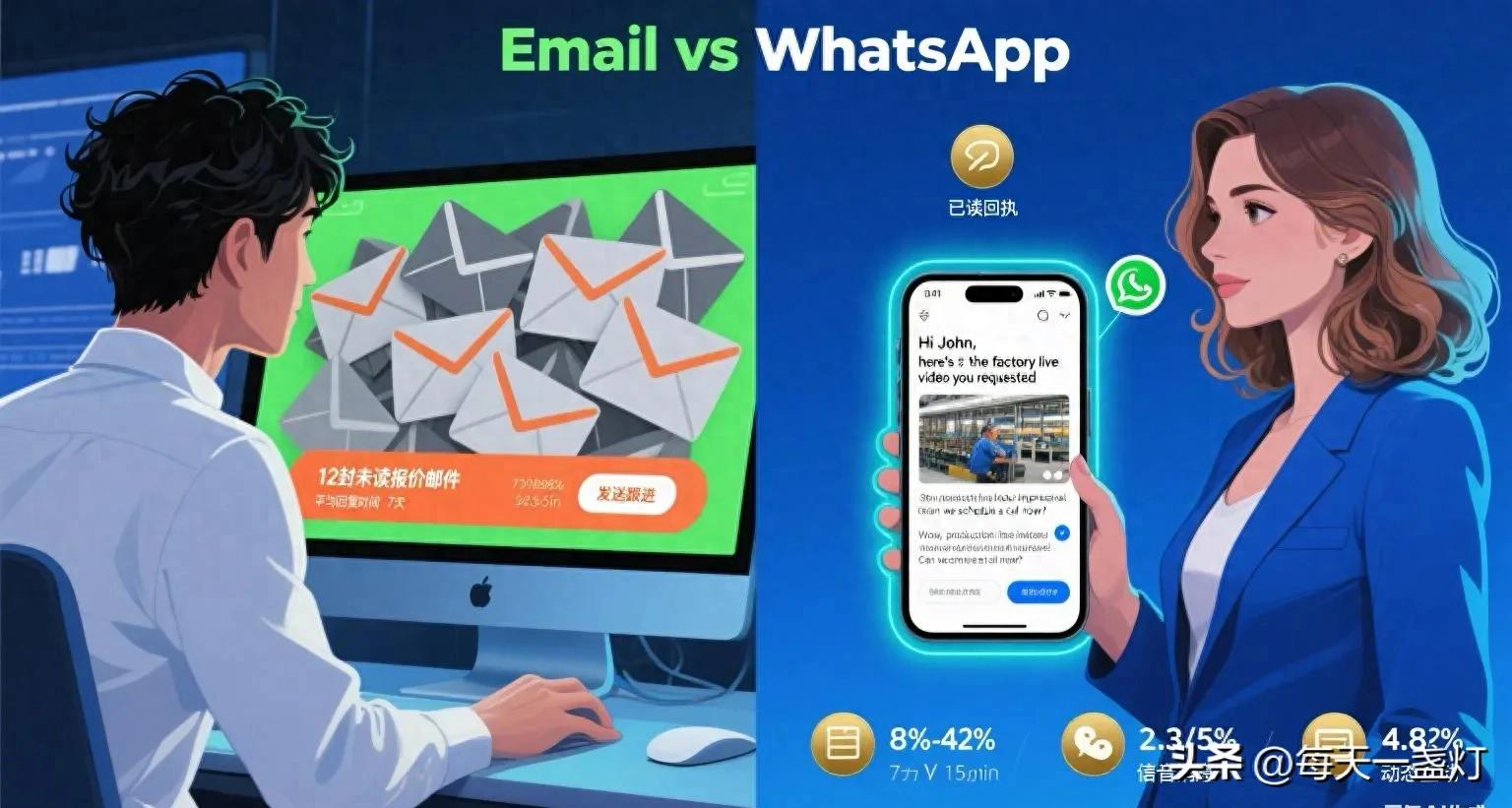 外贸人的新战场：Email 没人回，WhatsApp 却成了成交入口