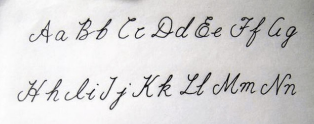 26个花体英文字母是什么？