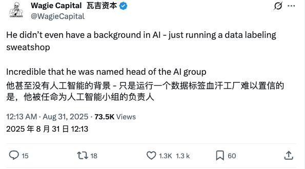 从重金挖角OpenAI/谷歌到招聘急刹车：Meta MSL主要人员梳理，半数华人+75%博士成主力