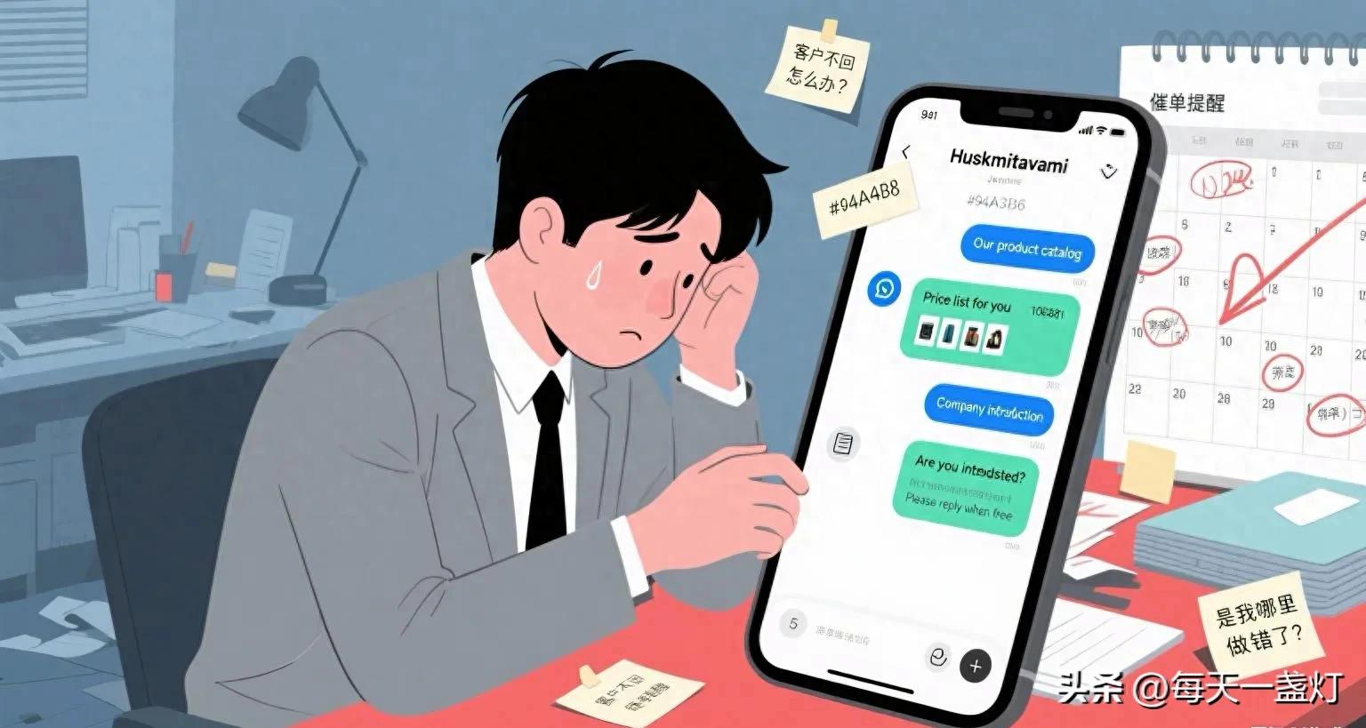 客户 WhatsApp 已读不回，到底该不该继续聊？