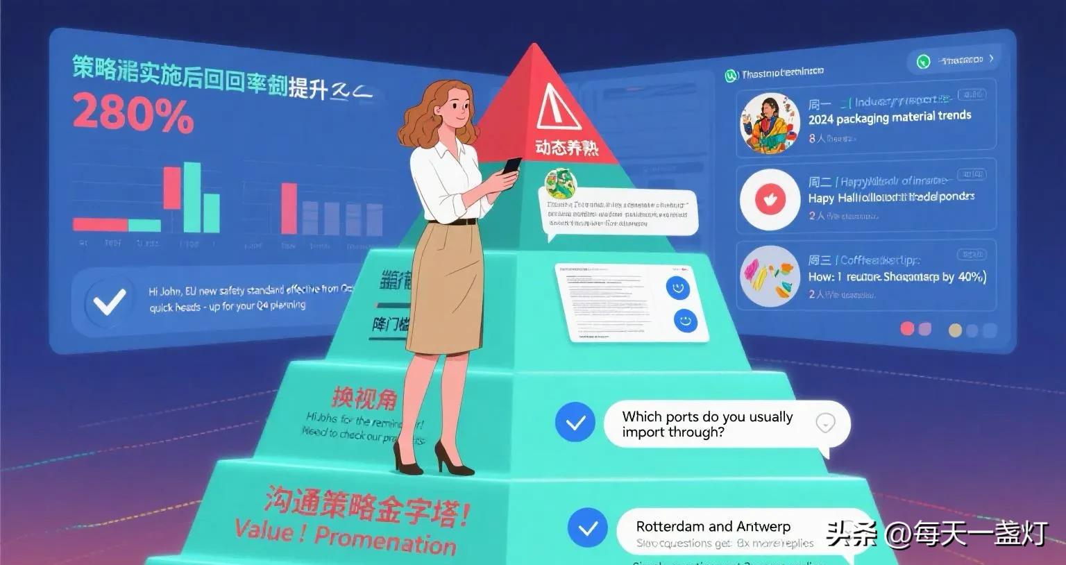 客户 WhatsApp 已读不回,到底该不该继续聊?